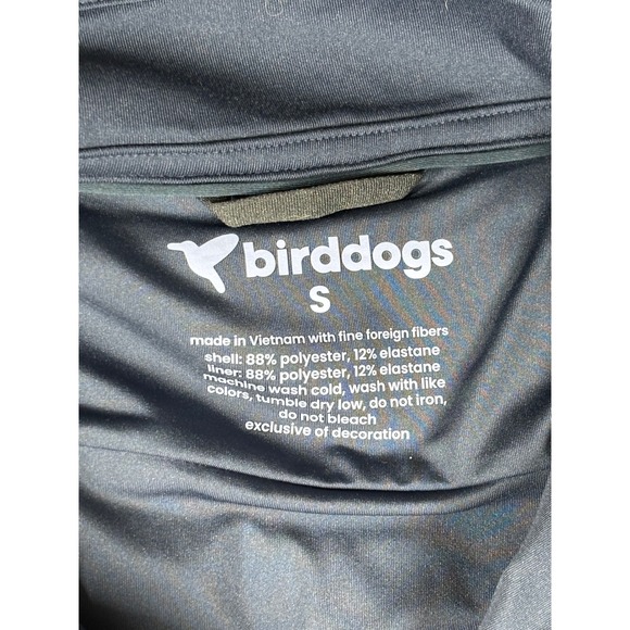 Birddogs Mens Quarter Zip Pullover Navy Blue Performance Stretch Small 5462 - Picture 2 of 6